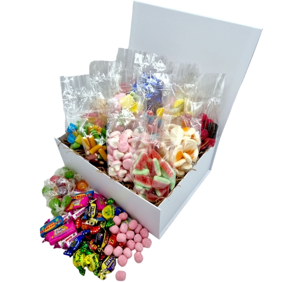 Pick and mix store sweet boxes